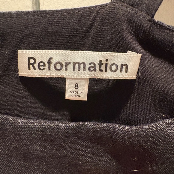 Reformation Oaklyn Linen Dress size 8, NWT - Picture 13 of 13